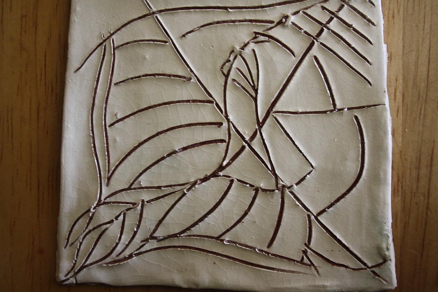 Seed - tile Ceramic Art by Gloria Ssali