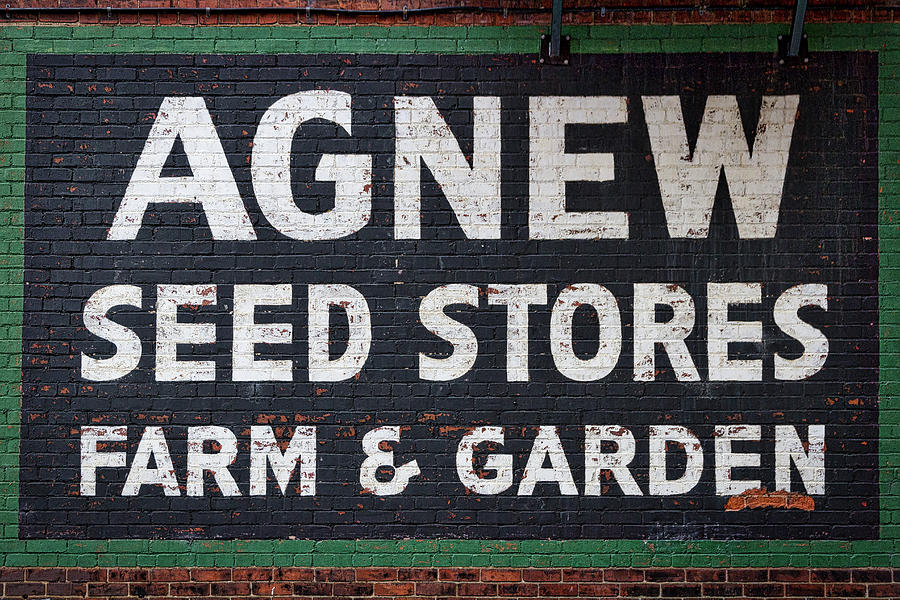 Seed Store Sign Photograph by Stuart Litoff