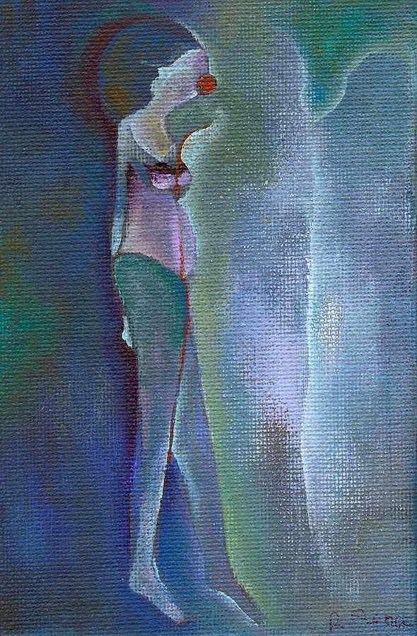 Marlene Dumas Painting - Seeing Me by Ricky Sencion