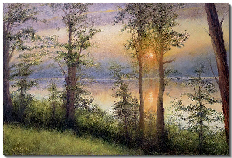 Water Painting - Seeing the Light VIII by Liron Sissman Water Painting - Seeing the Light VIII by Liron Sissman