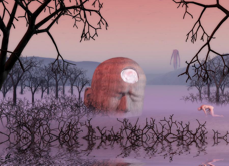 Surrealism Digital Art - Seeking The Dying Light of Wisdom by John Alexander
