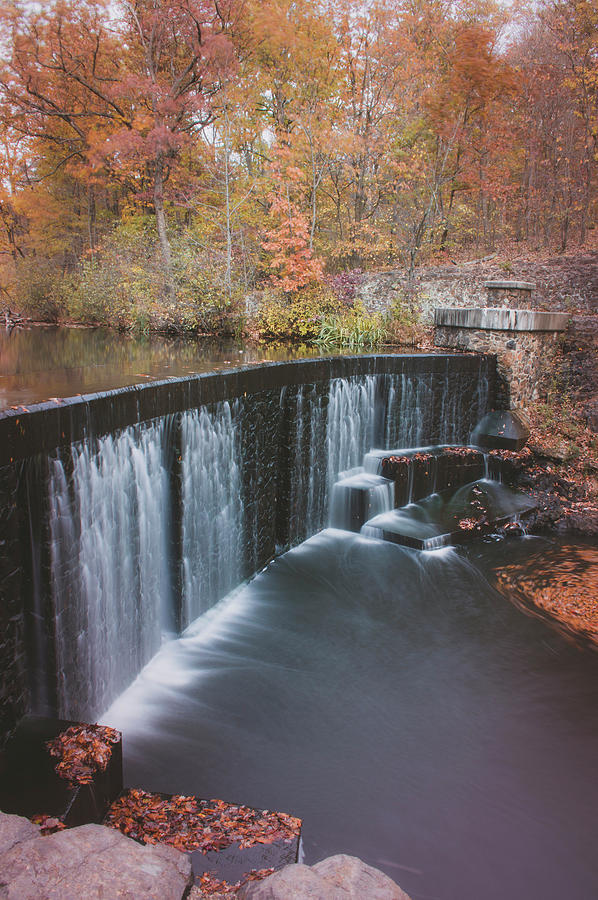 Seelys Pond Waterfall Photograph by Lisa Blake Seelys Pond Waterfall Photograph by Lisa Blake