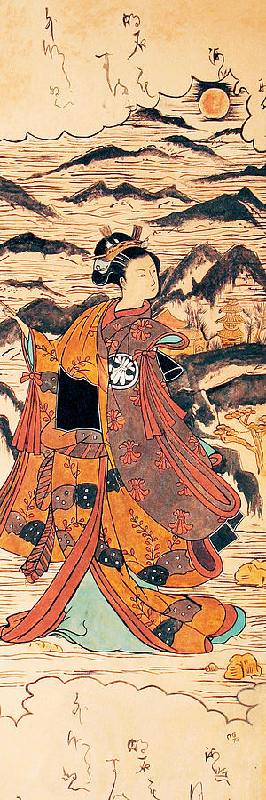 Japanese Woman Painting - Segawa Kiyomitsu by Carrie Ann Jackson Japanese Woman Painting - Segawa Kiyomitsu by Carrie Ann Jackson