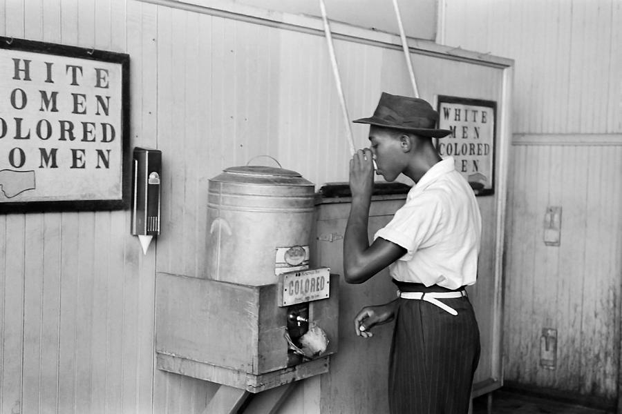 Segregated Drinking Fountain 1939 - Civil Rights Photo  Photograph by War Is Hell Store