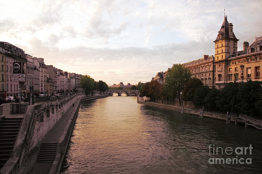 Seine River Architecture Paris  Photograph by Chuck Kuhn