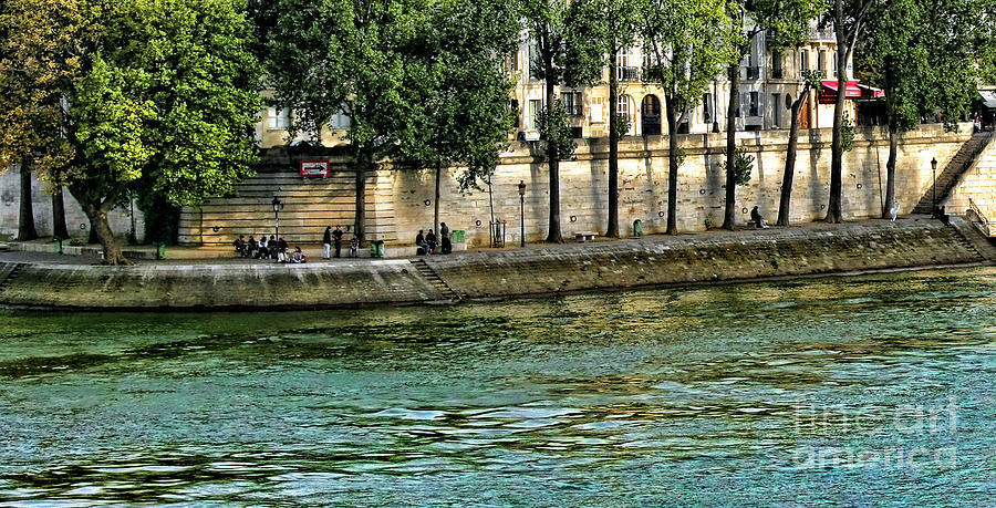 Seine River Paris II Photograph by Chuck Kuhn