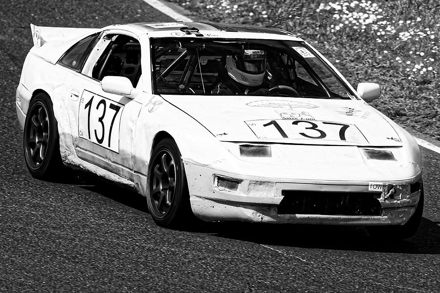 Seize-Z-um 137 -- Nissan 300zx at the 24 Hours of LeMons Race, Sonoma California Photograph by Darin Volpe