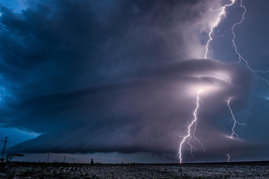 Selden, KS Electric Supercell Photograph by Marcus Hustedde