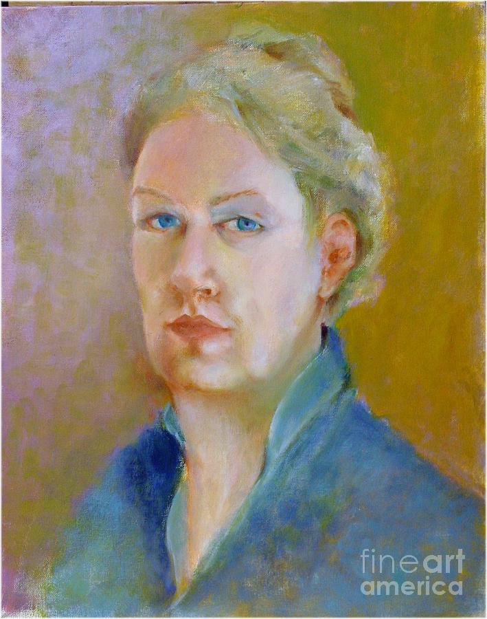 Impressionism Painting - Self Portrait                                   Copyrighted by Kathleen Hoekstra