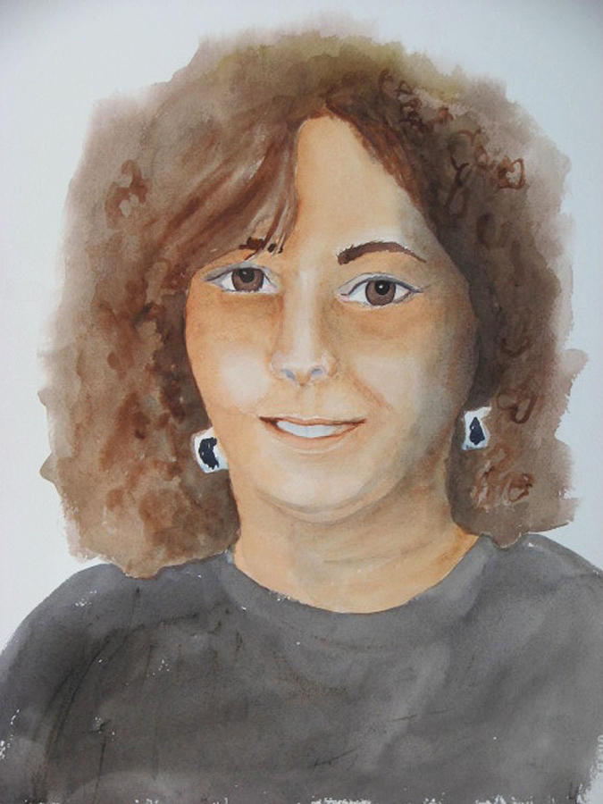 Portrait Painting - Self Portrait - 96 by Libby  Cagle