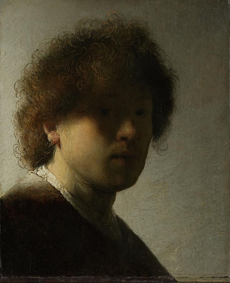 Self-portrait, 1628 Painting by Vincent Monozlay