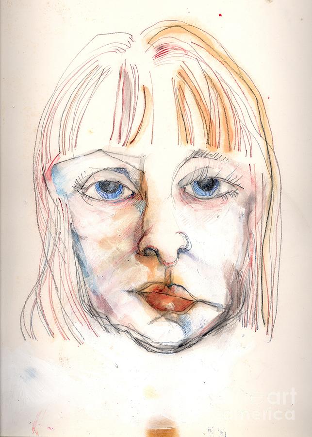 Self Portrait #2 Painting by Carolyn Weltman
