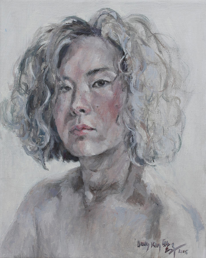 Self Portrait 1501 Painting by Becky Kim