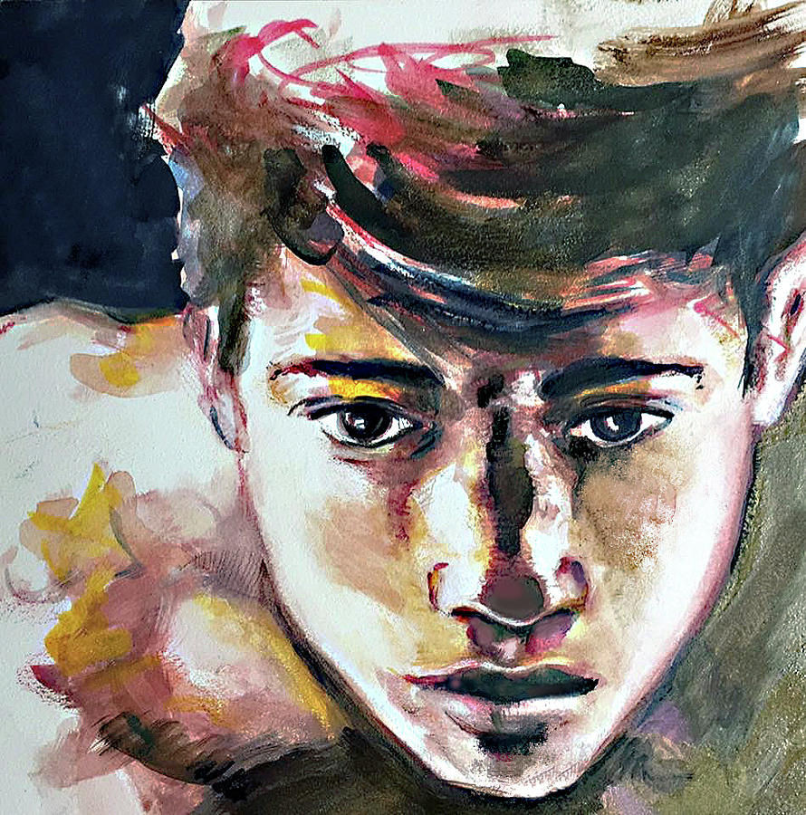 Self Portrait 2016 Painting by Rene Capone