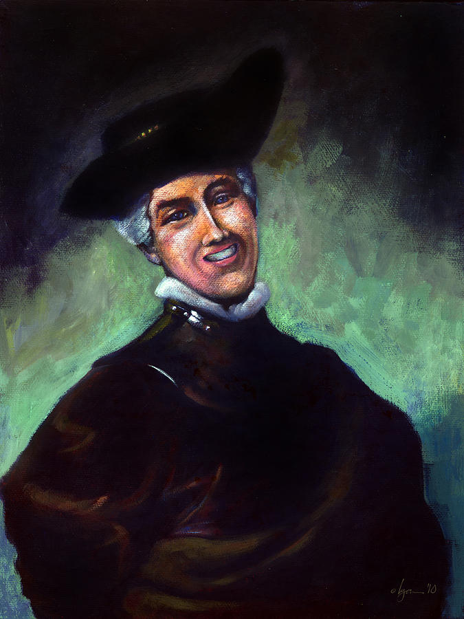 Self Portrait a la Rembrandt Painting by Angela Treat Lyon