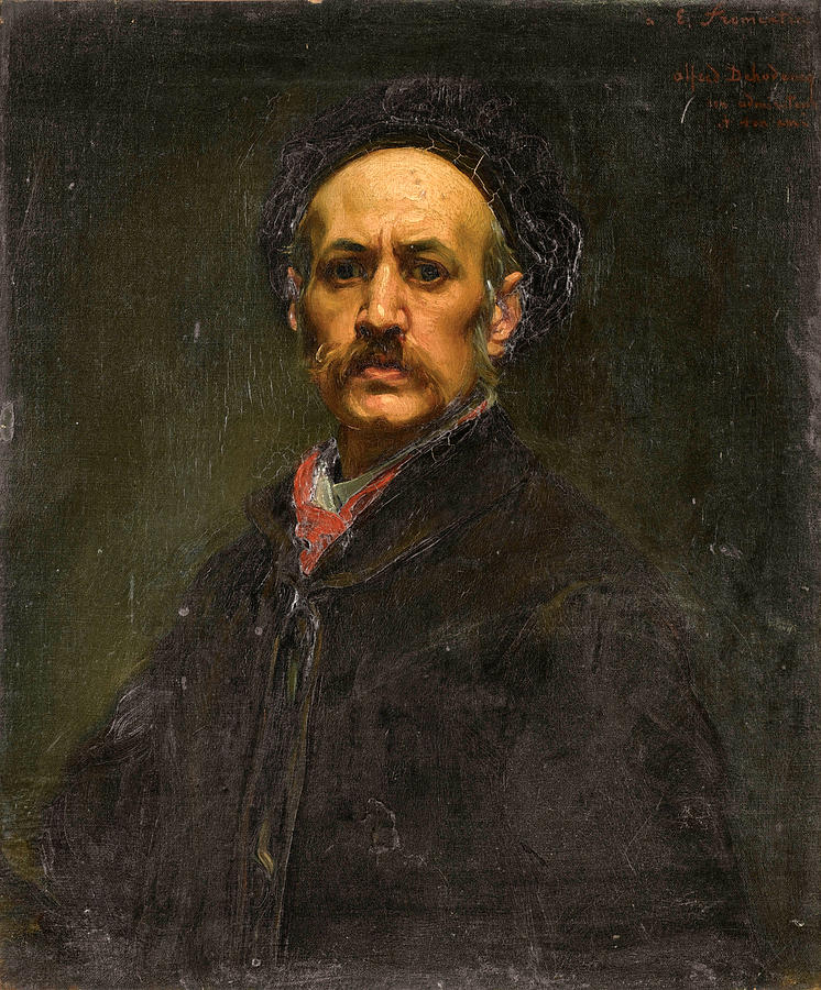 Self-portrait Painting by Alfred Dehodencq