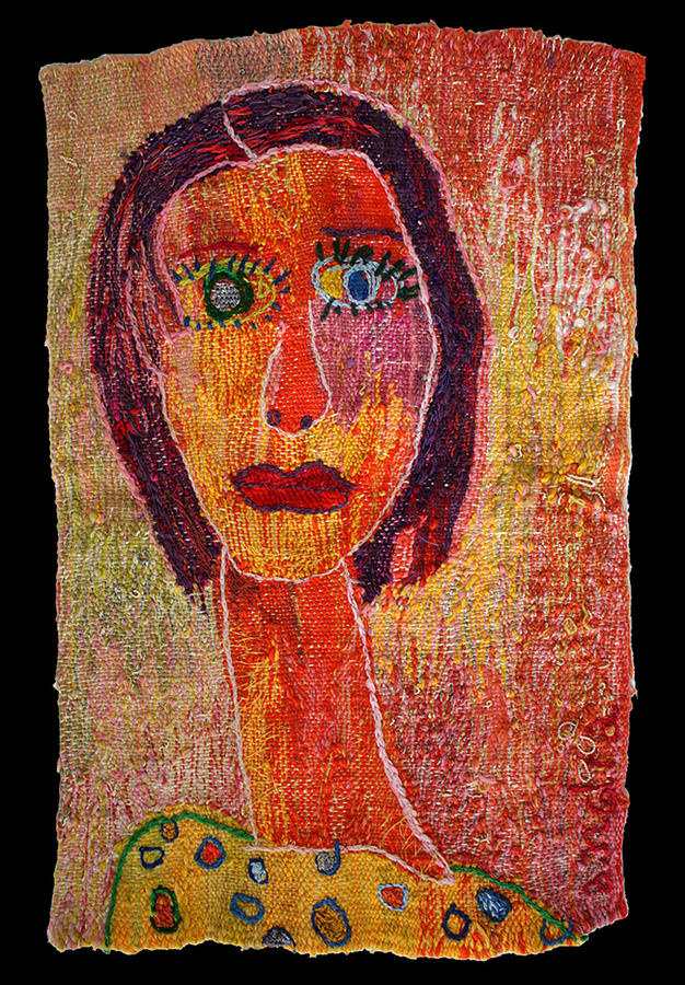 Self-portrait Tapestry - Textile by Andra Kurzemniece - Fine Art America