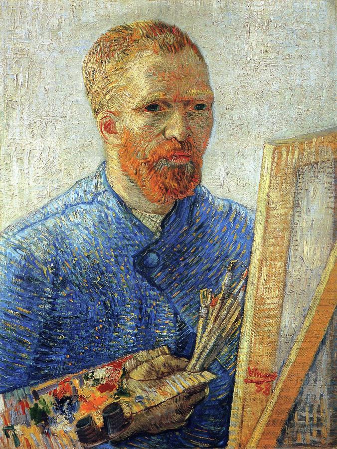 Vincent Van Gogh Painting - Self Portrait As An Artist by Van Gogh