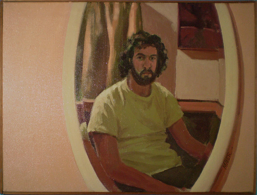 Self Portrait at 26 Painting by Donald Maier