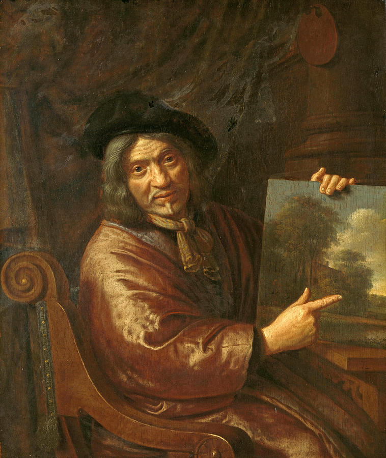 Self-portrait Painting by Pieter Jansz van Asch