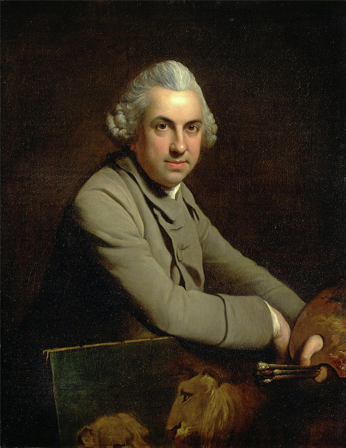 Self-Portrait Painting by Charles Catton