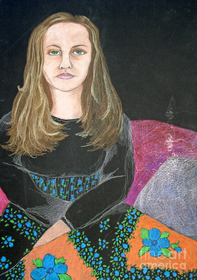 Portrait Painting - Self Portrait During a Bad Time by Jo Anna McGinnis