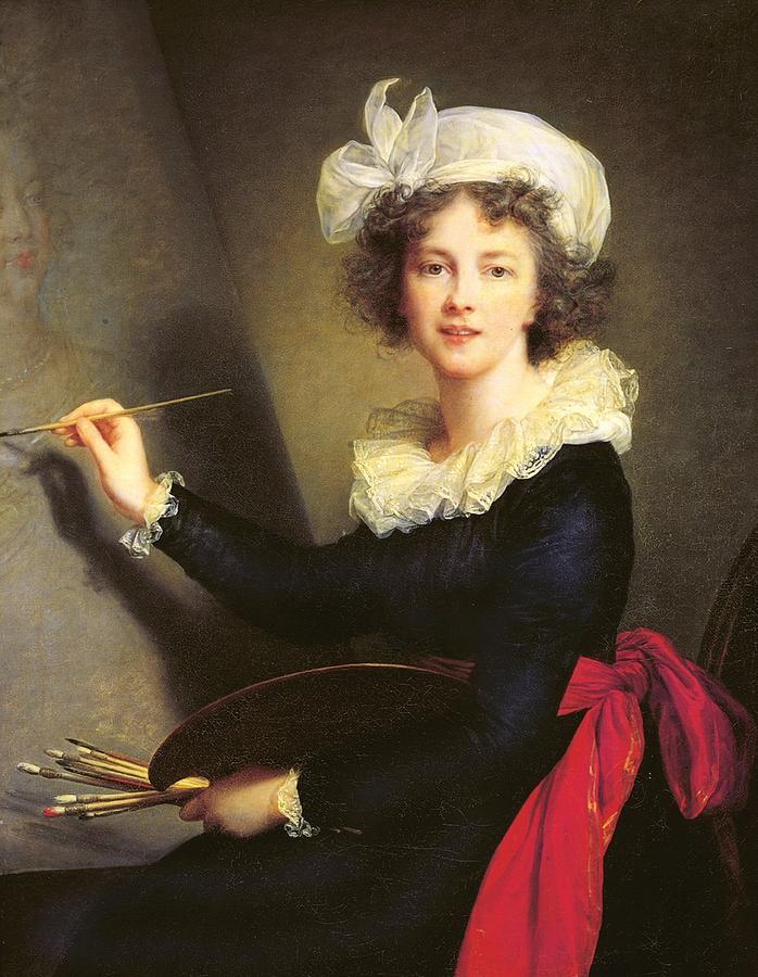 Portrait Painting - Self-portrait by Elisabeth Vigee Le Brun