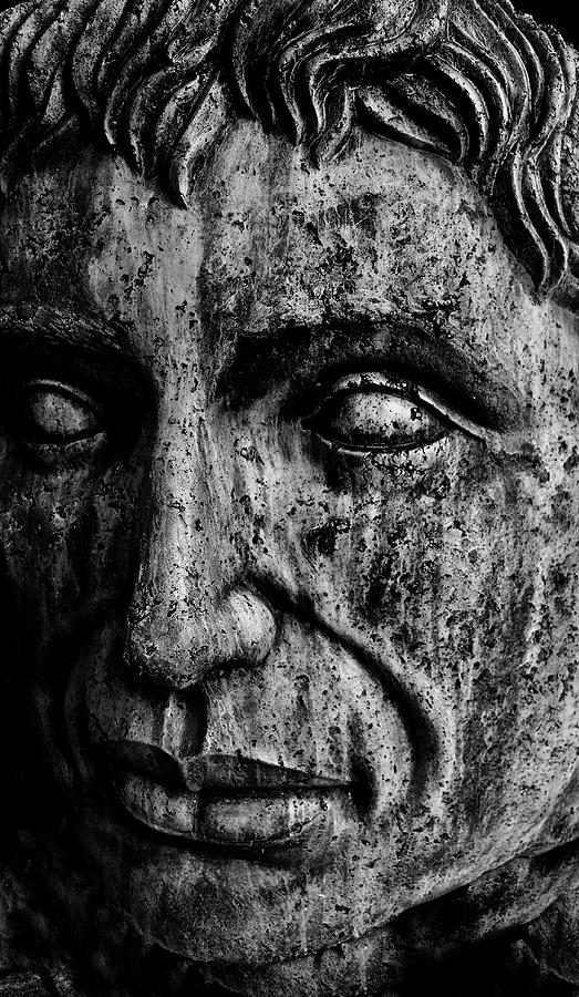 Self Portrait in Stone Photograph by Brian Sereda