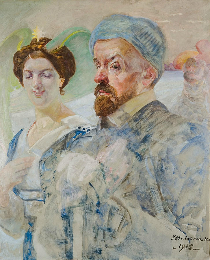 Self-portrait Painting by Jacek Malczewski
