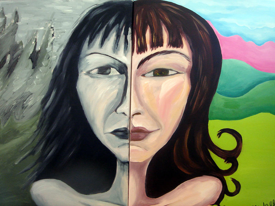 Portrait Painting - Self-portrait by Jenni Walford Portrait Painting - Self-portrait by Jenni Walford