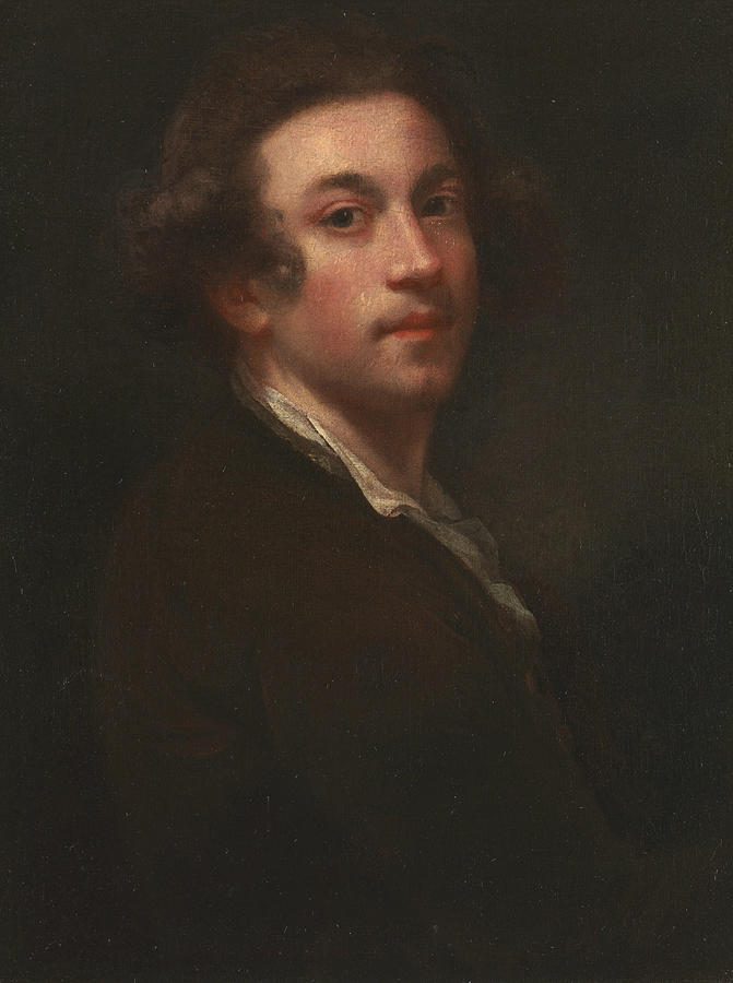 Self-Portrait Painting by Joshua Reynolds