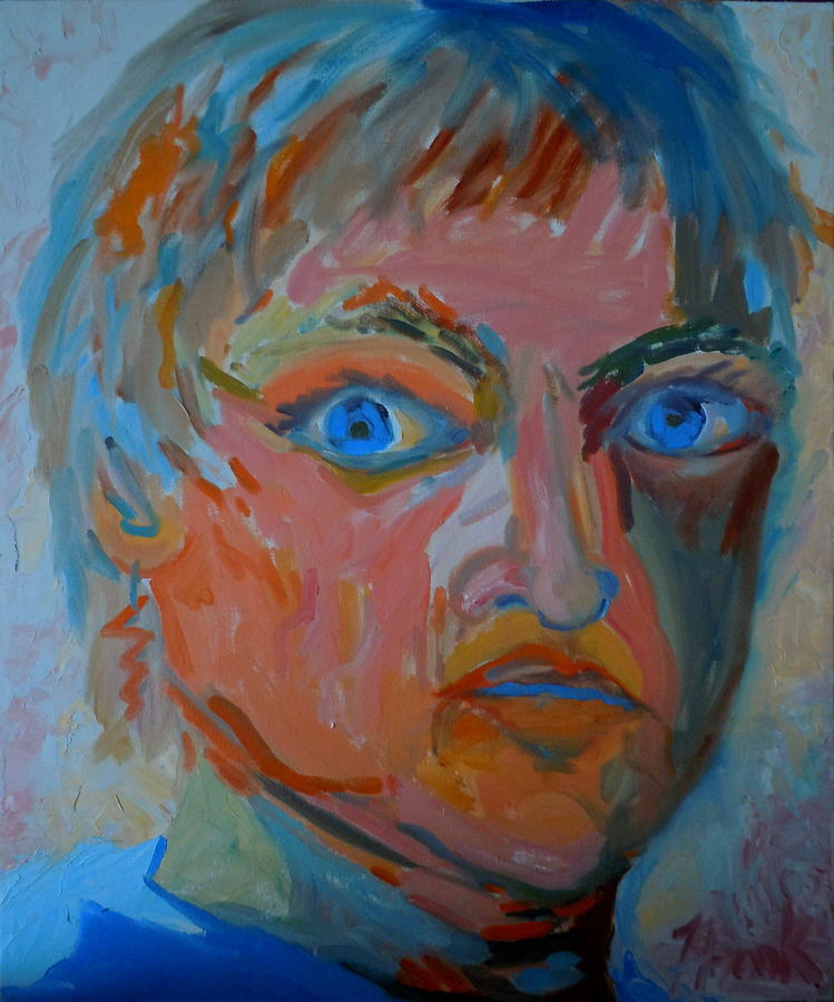 Self-Portrait l Painting by Francine Frank