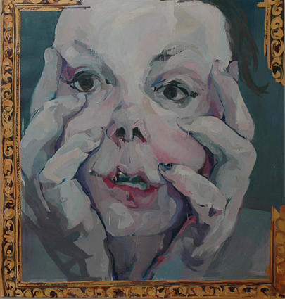 Self-portrait Painting by Magdalena Mellin