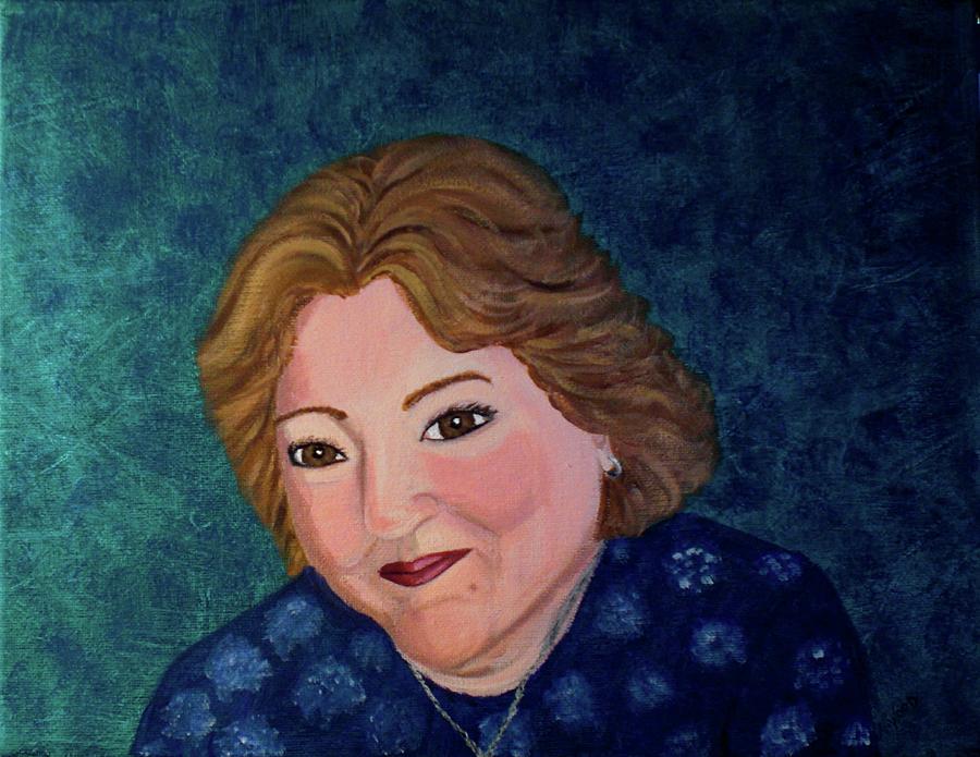 Portrait Painting - Self Portrait by Nancy Sisco