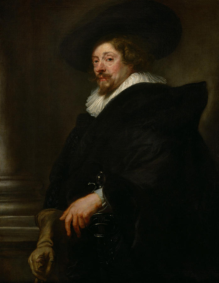 Self-Portrait Painting by Peter Paul Rubens