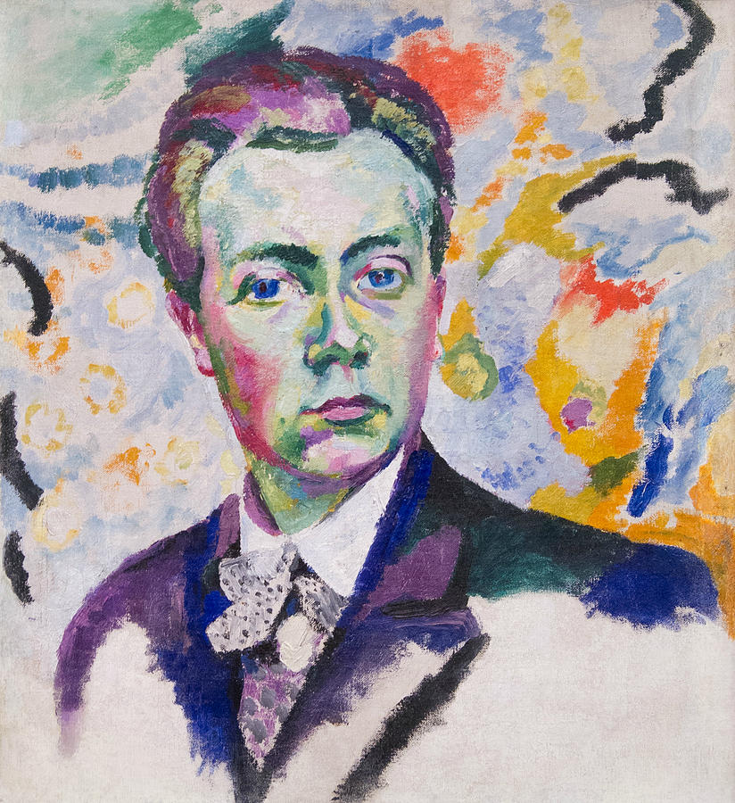 Self-portrait Painting by Robert Delaunay