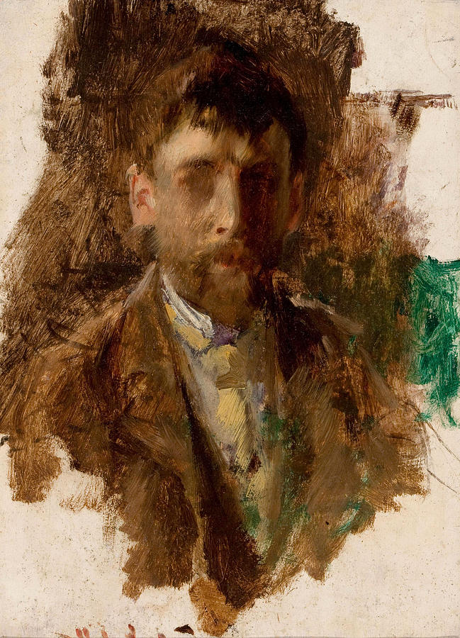Self-portrait Painting by Robert Frederick Blum