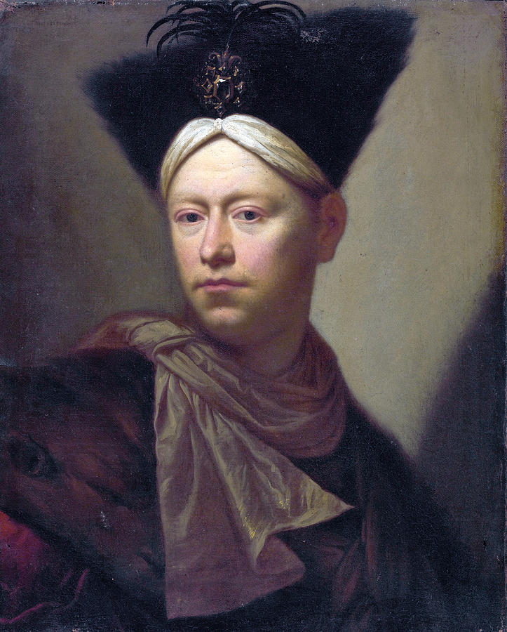 Self-Portrait Painting by Salomon Adler