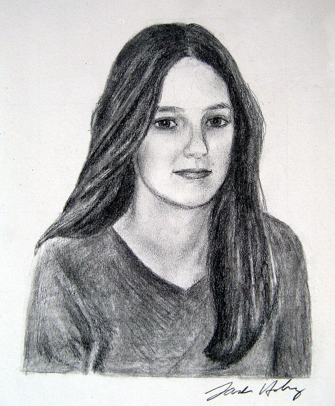Self Portrait Drawing By Sarah Holloway Fine Art America