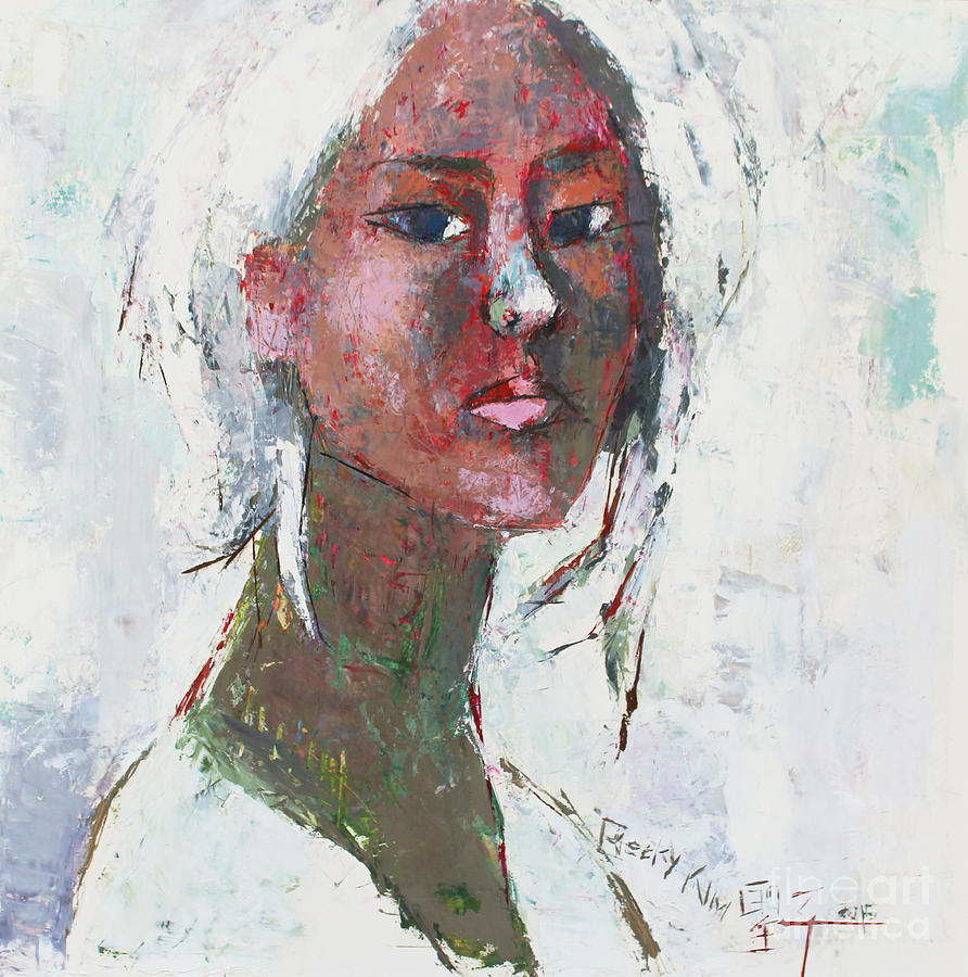 Impressionism Painting - Self Portrait 1503 by Becky Kim