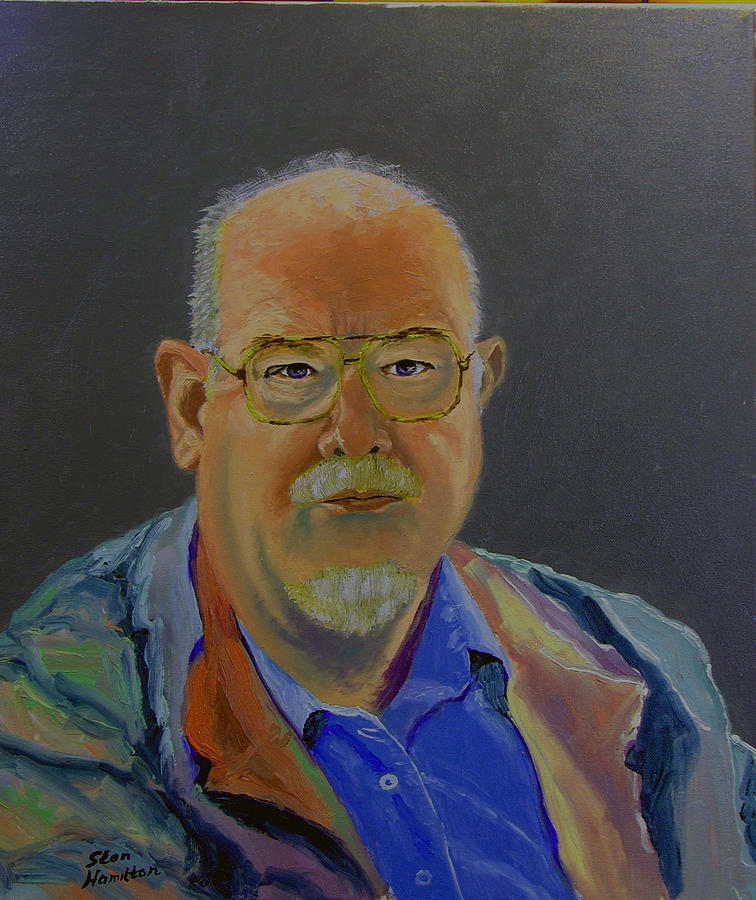 Self Portrait Painting by Stan Hamilton