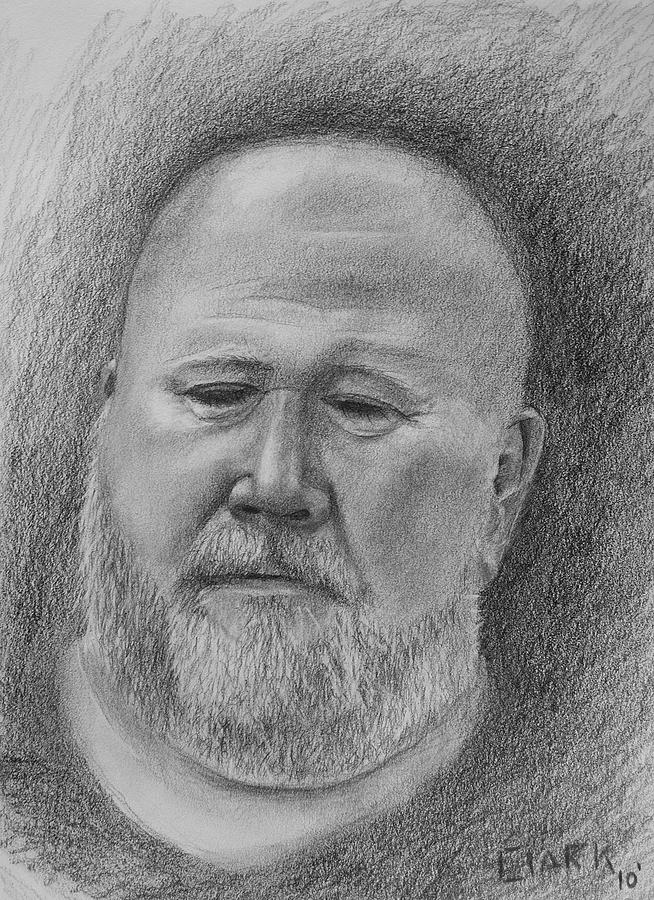 Self Portrait Drawing by Wade Clark