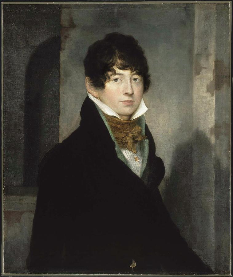 Man Painting - Self Portrait by Washington Allston