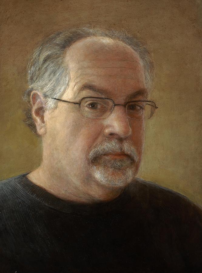 Self Portrait Painting by Wayne Daniels