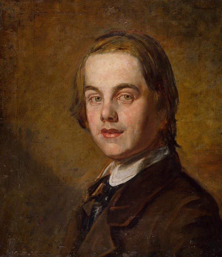 Self-Portrait Painting by William Holman Hunt