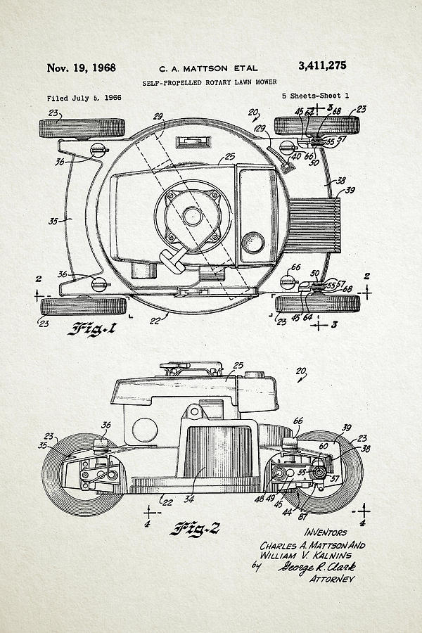 Self propelled rotary online lawn mower