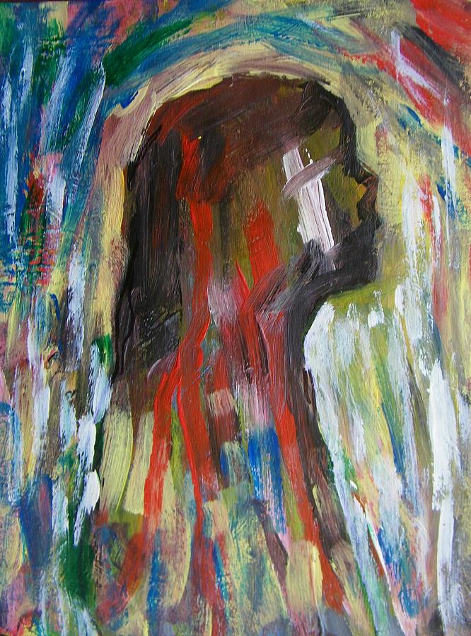 Abstract Painting - Self Respect by Judith Redman