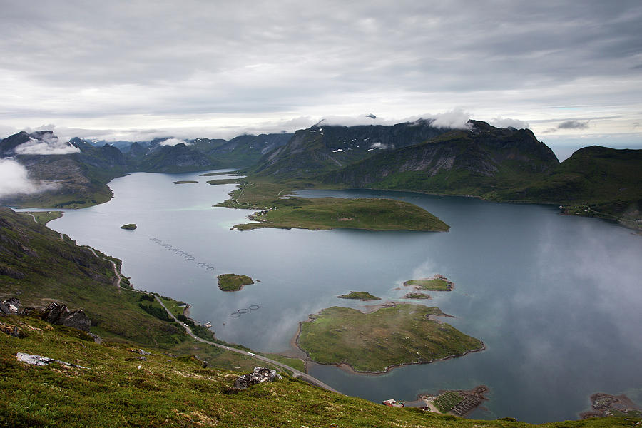 Selfjord and Torsfjord from Volandstinden #2 Photograph by Aivar Mikko