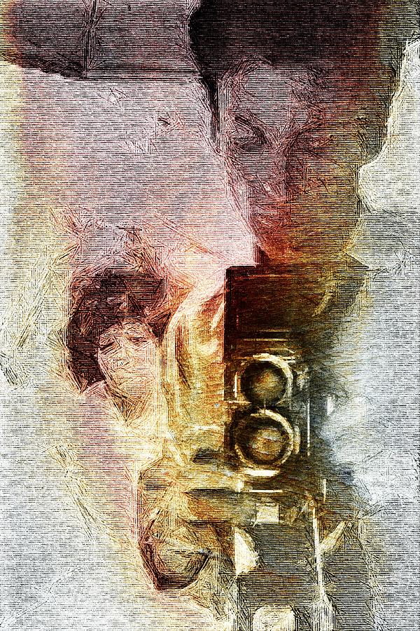 Camera Digital Art - Selfportraiting by Andrea Barbieri