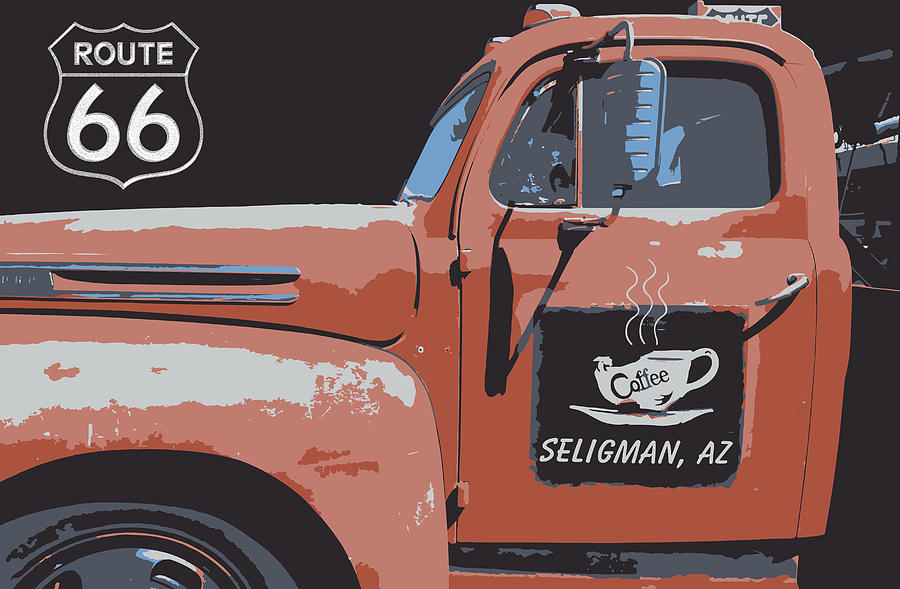 Seligman coffee Digital Art by Darrell Foster